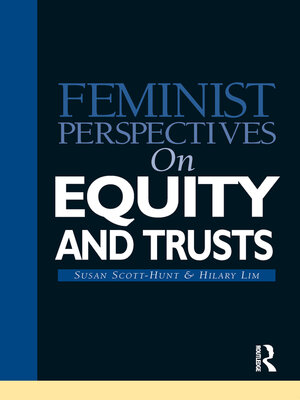 cover image of Feminist Perspectives on Equity and Trusts